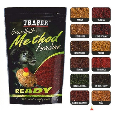 Krmivo Traper Method Feeder Ready 750g Príchuť: Patentka