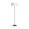 RENDL R14071 CORTINA/JAKARANDA stojanová lampa, dekoratívne biela/čierna textil/kov