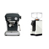 Ascaso Dream ONE, Anthracite + Eureka Mignon Perfetto, BL white