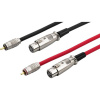 Monacor 0069060 cinch / XLR audio prepojovací kábel [1x cinch zástrčka - 1x XLR zásuvka] 1.5 m červená/čierna; 0069060