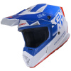 KENNY 261-0304021-5528 prilba cross/enduro TRACK detská/junior grafika FOCUS PATRIOT, farba modrá/biela, veľkosť M (49-50cm)