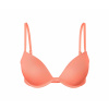 Tchibo - Push-up podprsenka s čipkou - pre dámy - veľ. 80B - farba: oranžová