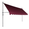 Teleskopická markíza 350x120 cm AGA DS583-BUR - vínová