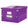 Univerzální krabice Leitz Click&Store, velikost M (A4), purpurová 60440062