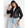 Dámska kožená bunda NEGRA DSTREET TY4163 Farba: Čierna, Veľkosť: S