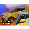 Deflektory Heko - Kia Soul II od 2014 (so zadnými)