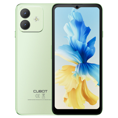 CUBOT Smartfón Cubot Note 40, zelený, 12 GB RAM (6 GB + 6 GB rozšírená) + 256 GB ROM, 50 MP hlavný fotoaparát, 6,56-palcový 90 Hz displej, 5200 mAh batéria, GPS CUBOT