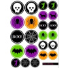 Oplatky na muffiny a muffiny HALLOWEEN 12 kusov