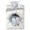 Faro DETSKÉ BAVLNENÉ OBLIEČKY PENGUIN 100X135 CM, 1KS 40X60 CM VZOROVANÉ