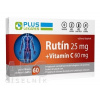 PLUS LEKÁREŇ Rutín 25 mg + Vitamín C 60 mg tbl flm 1x60 ks