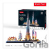 CubicFun 3D puzzle CityLine panorama svítící Dubaj 182 ks