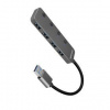 Axagon HUE-MSA HUB Switch ALU 4x USB 3.2