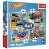 TREFL Autíčka Hot Wheels 4v1 35,48,54,70 dielov