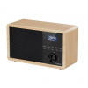 CARNEO P530, rádio DAB+, FM, BT, budík, OLED, wood