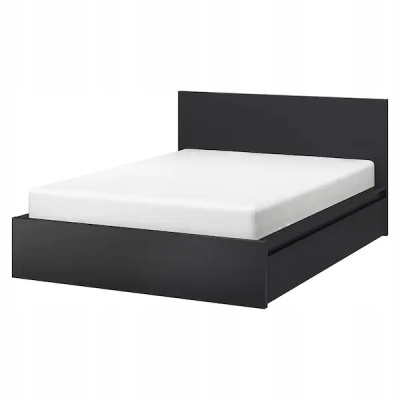 IKEA MALM BED Rám 4 zásuvky Wenge Luroy 140x200 (IKEA MALM BED Rám 4 zásuvky Wenge Luroy 140x200)