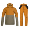 Dětský lyžařský komplet Jumy Golden brown/dark olive 134-140 + Akita Honey ginger 122-128