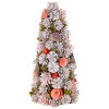 MagicHome ozdobený prírodný ružový 40 cm