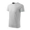 Tričko Basic 129 - 4XL, 03 - svetlosivý melír