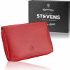 Peňaženka - Stevens portfólio prírodná koža červená MKM - ženský produkt (Kožená dámska peňaženka Stevens Little RFID Cencil Case)