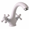 Arttec Umývadlová batéria MORAVA RETRO, farba: biela/chróm, rozmer: 1/2'' MK328.5BC