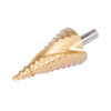 XTline XT35512 Vrták stupňovitý HSS TiN | 4-12 mm krok 2 mm (HEX)