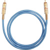 cinch digitálny digitálny audio prepojovací kábel [1x cinch zástrčka - 1x cinch zástrčka] 1.50 m modrá Oehlbach NF 113 DI; 10701