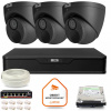 BCS Point IP Surveillance Kit 3x kamera BCS-P-EIP28FWR3-Ai2-G DVR s 1TB diskom