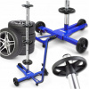 Mobilný stojan na pneumatiky Kolesá 4 ks 100 kg 72 cm Organizér Do Dielne