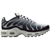 Nike Módne tenisky Air Max Plus Black White Sail Metallic Cool Grey (GS) Čierna