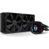 NZXT AIO liquid cooler CPU Kraken 240 ELITE / 2x120mm fan / 4-pin PWM / LCD display / black RL-KN24E-B1