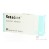 Betadine 200 mg vaginálne čapíky sup vag (fólia PVC/PE) 14 ks