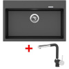 Sinks Drezy MAXIMO 780 Metalblack + Mix 3 P GR