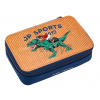 Školský peračník Pencil Box Filled Polo Dino Jeune Premier ergonomický luxusné prevedenie 20*7 cm