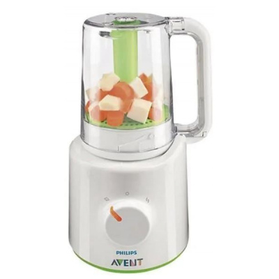 Philips Avent SCF870/20 parní hrnec a mixér 2v1, 400 W, jemná pyré, cyklus páry SCF870/20