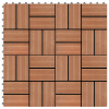 Terasové dlaždice, 22 ks, 30 x 30 cm, 2 m², WPC,