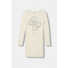 Dievčenské šaty Guess béžová farba, mini, rovný strih, J5BK08 Z0720 J5BK08.Z0720.9BYA 136-146