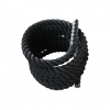 Katsudo posiľnovacie lano Battle rope, čierne