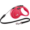 Vodítko FLEXI Classic NEW M lanko 5m/20kg červená