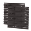Prosperplast Montážny panel BINEER BOARD 2 ks 38,6x1,8x39 cm čierny
