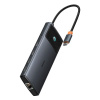 Baseus Metal Gleam II Series 10v1 USB-C HUB Dokovací Stanice Cosmic Black 6932172689667