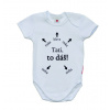 Vtipné body pro miminko, Gama, krátký rukáv, Tati, to dáš! velikost 56 (Dětské vtipné body, Gama, krátký rukáv, Tati, to dáš! velikost 56)