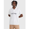 Tommy Hilfiger pánske biele polo Signature MW0MW24604 M