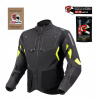 Bunda na motorke Rebelhorn Hiker IV černo-anthracitovo-fluo žltá 2XL