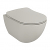CREAVIT FREE závesné WC, rimless, sivá