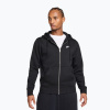 Pánska mikina Nike Club Full Zip Hoodie black/black/white