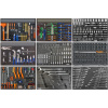 SP Tools Dielenský box SPT SUMO XL - s 13 zásuvkami SP44725 Typ: Vybavený, Počet náradí: 620 kusov