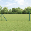 zahrada-XL Plot s stĺpmi Zelená 0.8 x 10 m Ocel potiahnutá PVC 3352632