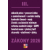 Zákony III 2026 Zákoník práce Pojištění Sociální služby