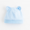 Dojčenská bavlnená čiapočka New Baby Kids modrá Farba: Modrá, Veľkosť: 74 (6-9m)
