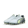 Puma King Ultimate Womens Firm Ground Football Boots Grey/Yellow 6.5 (40)